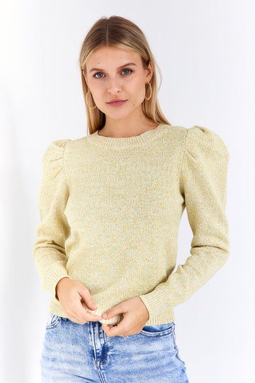 SALE - Aurora Speckled Crew Neck Sweater
