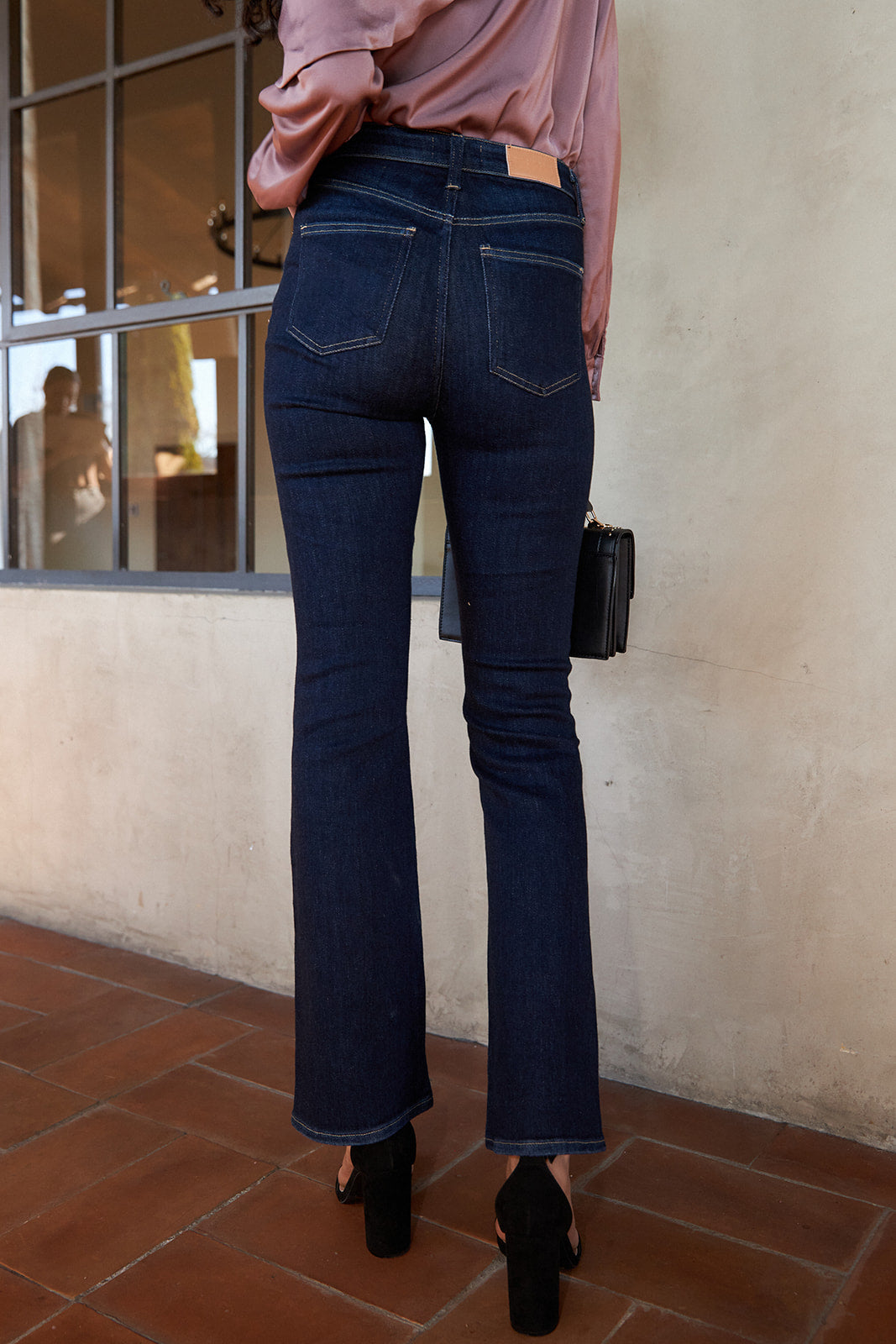 Pistola Dana High Rise Flared Denim