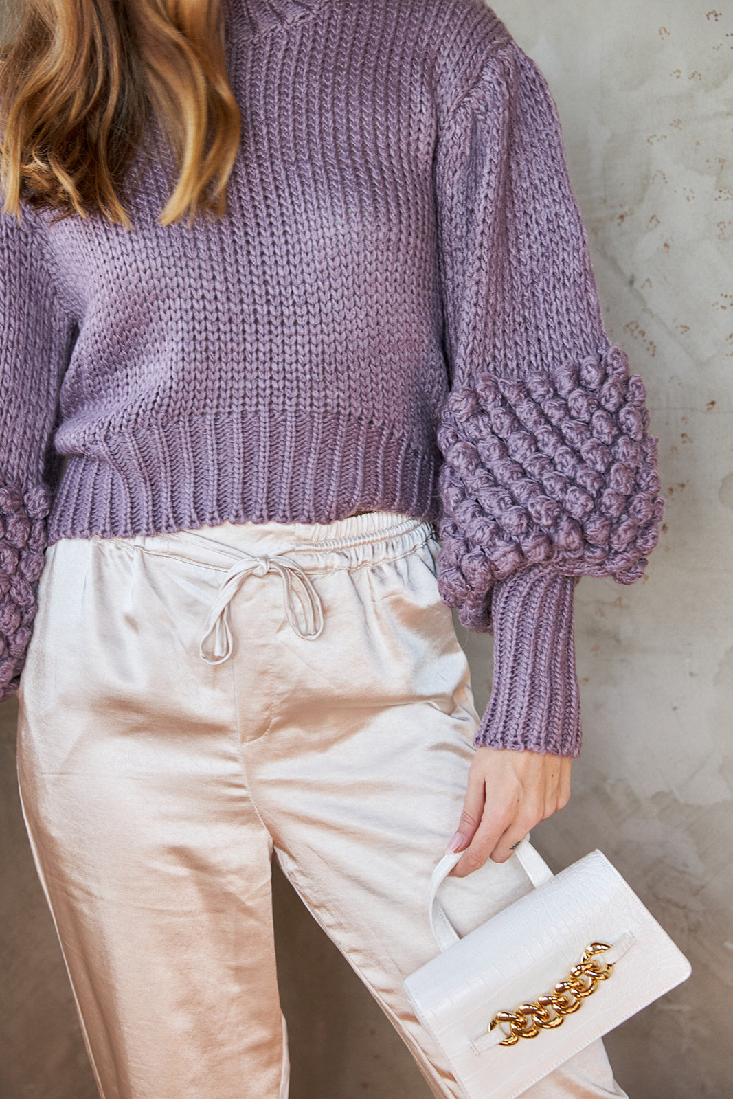 Kyla Bubble Sleeve Sweater