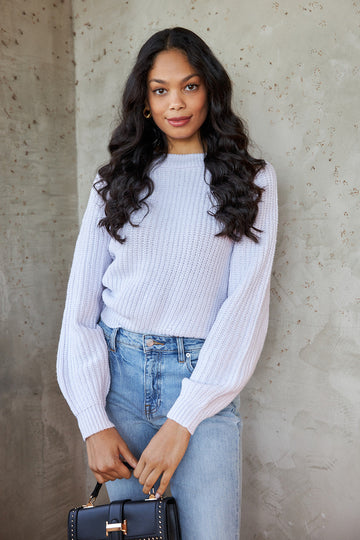 Kizzi Ribbed Knit Sweater