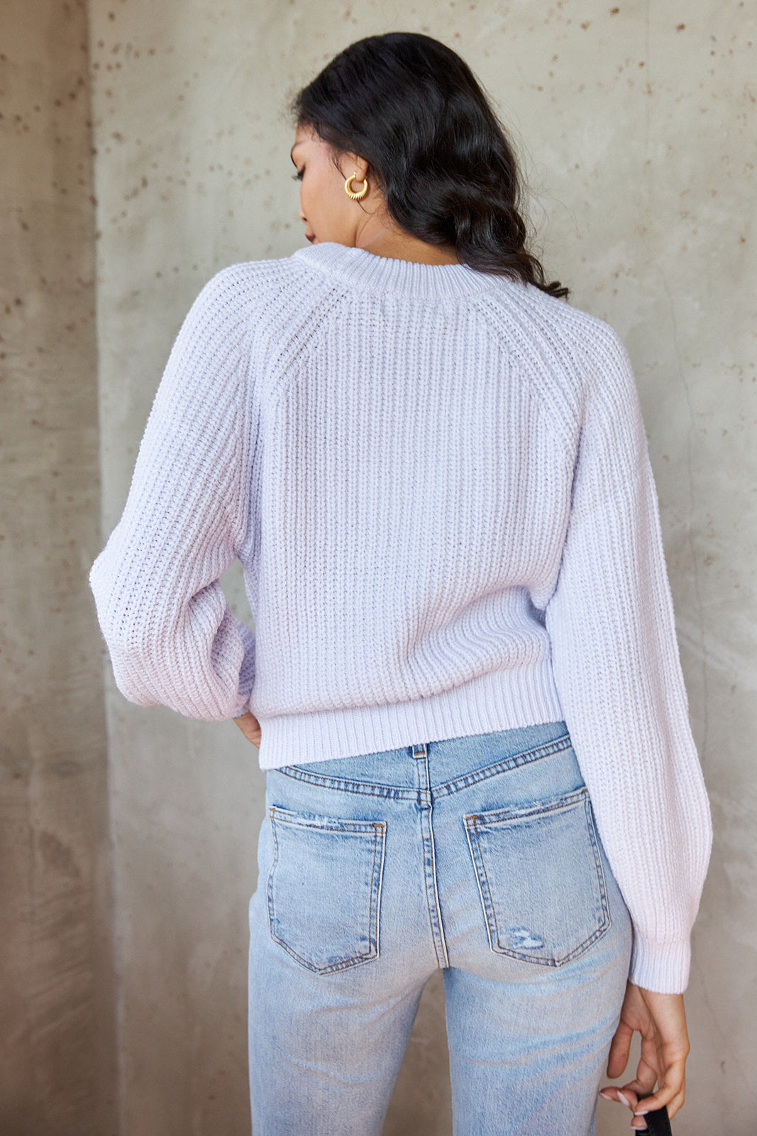 Kizzi Ribbed Knit Sweater