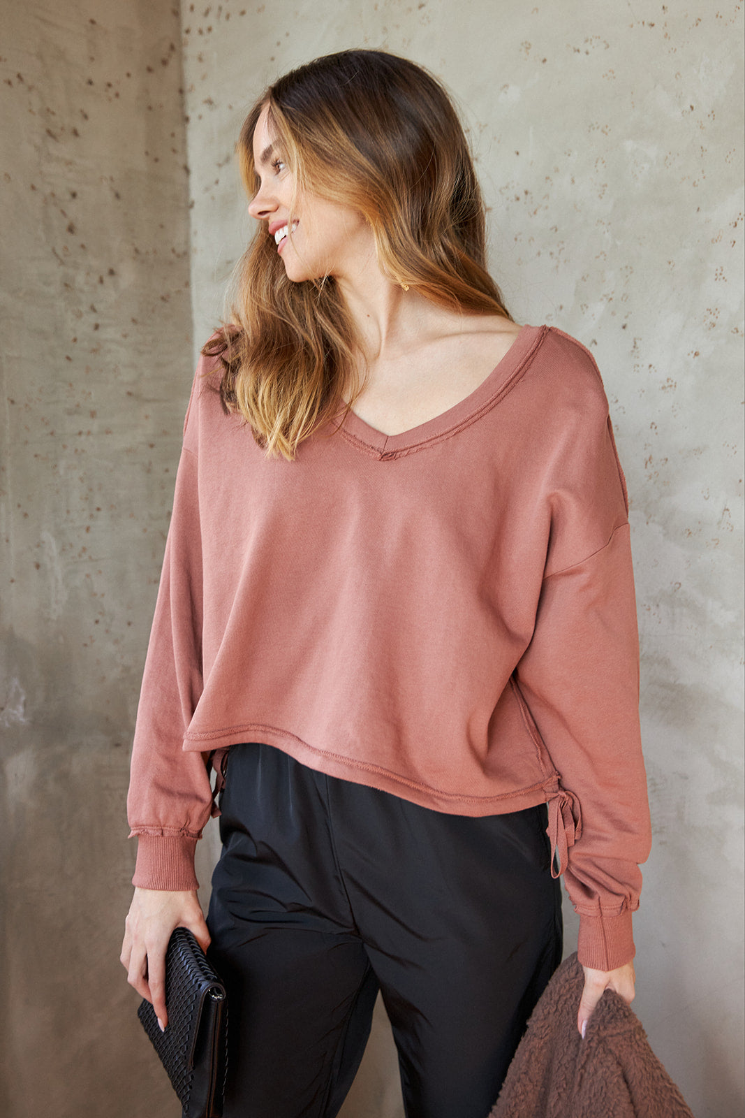 Adette Cinch Waist Sweater