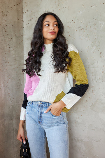 Kaelyn Multi Color Sweater