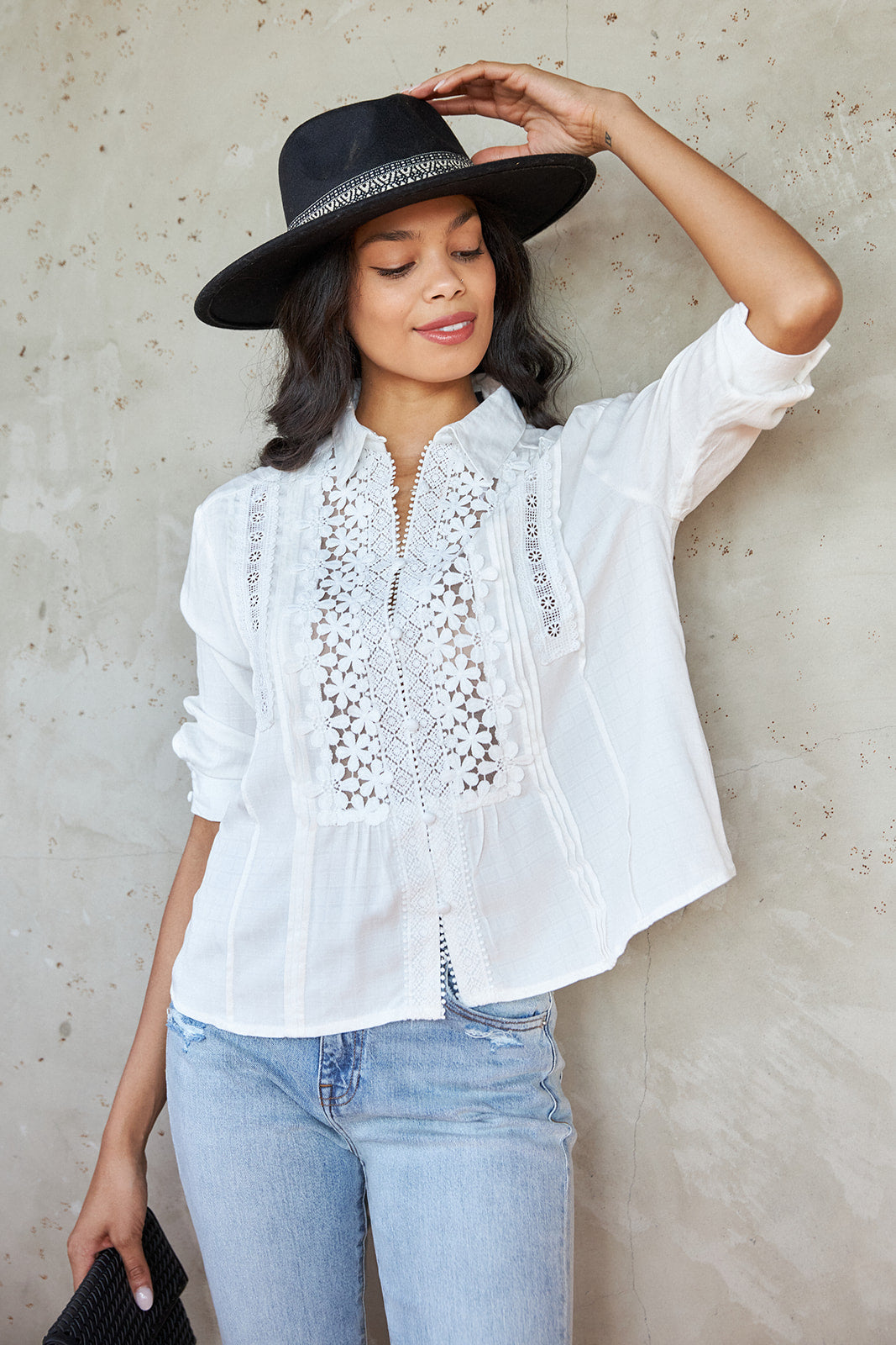 Kimball Collar Trim Top