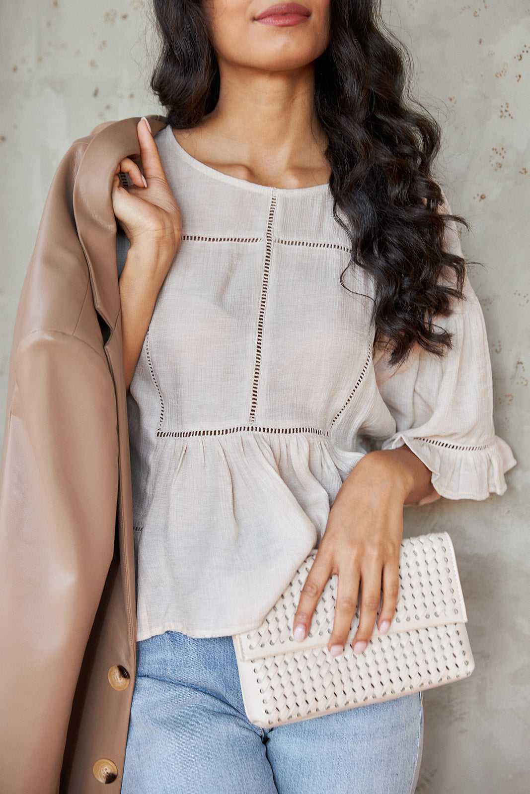 Celie Ruffle Detail Blouse