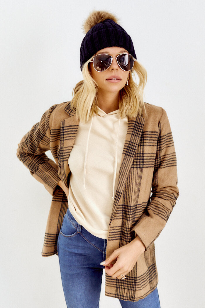Darci Plaid Blazer