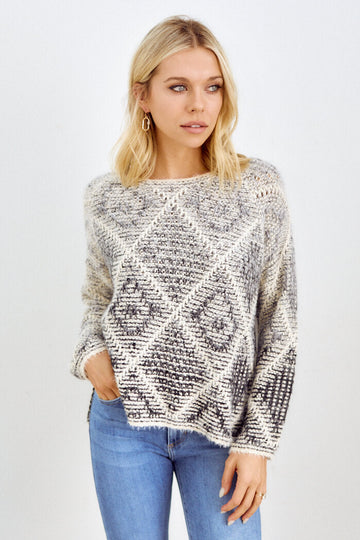 Celia Printed Sweater