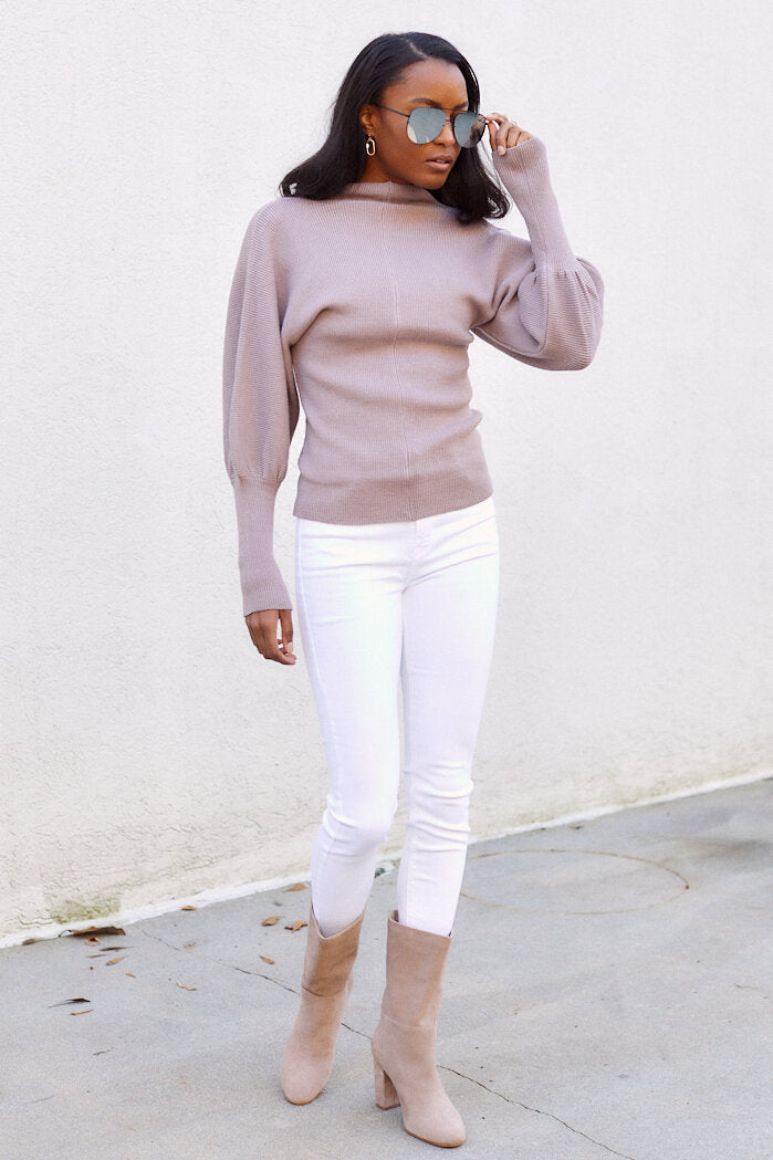 Loverly Balloon Sleeve Sweater