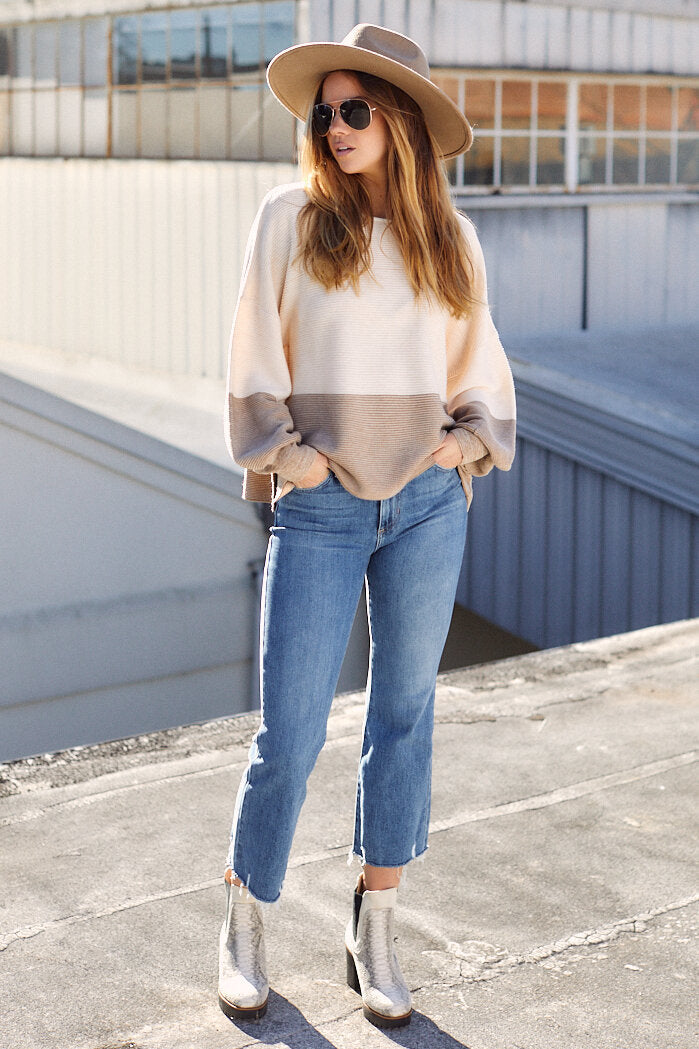Elena Balloon Sleeve Sweater