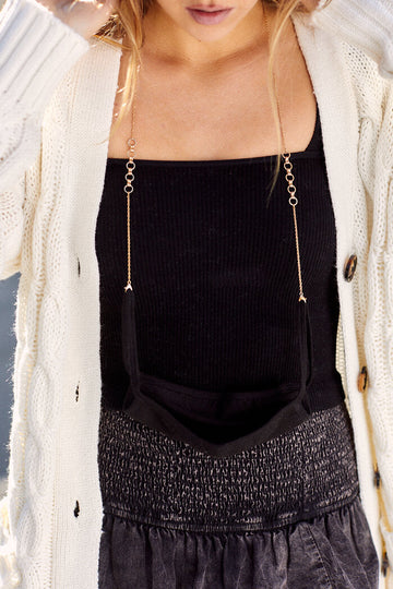 Oaklee Circle Detail Mask Chain