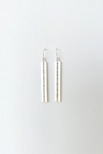SALE - Estelle Rectangle Bar Earrings