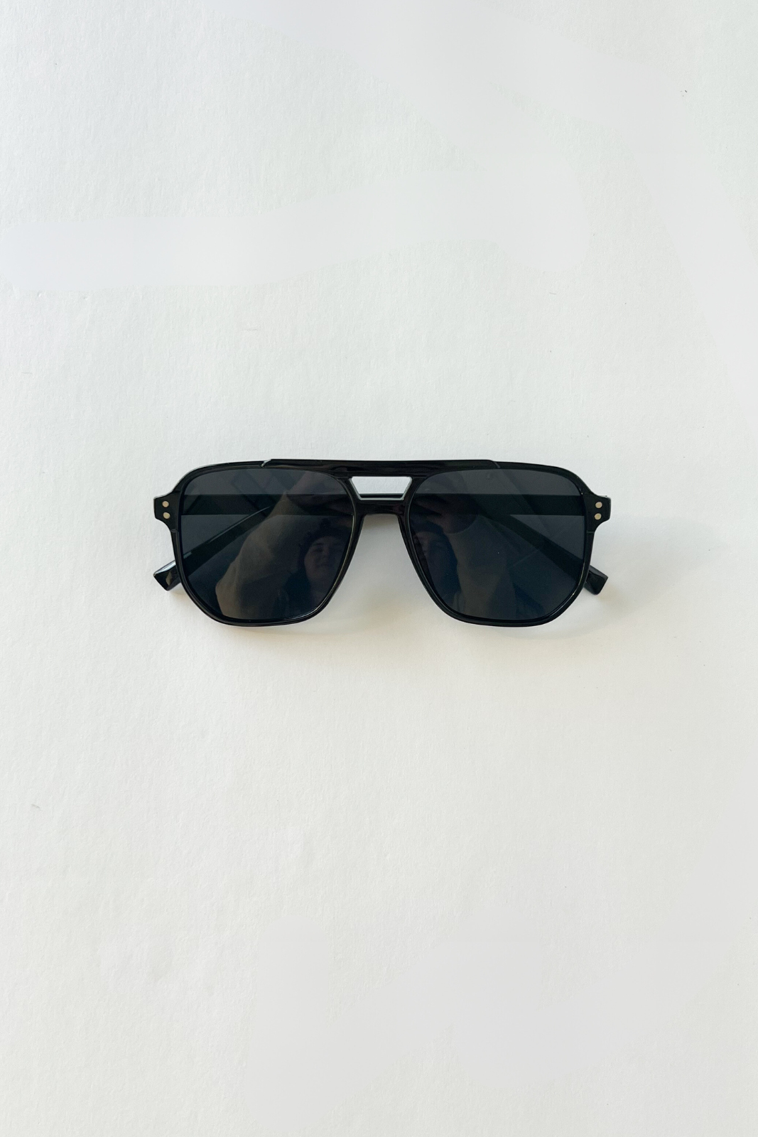 SALE - Petty Rounded Stud Double Bridge Sunglasses