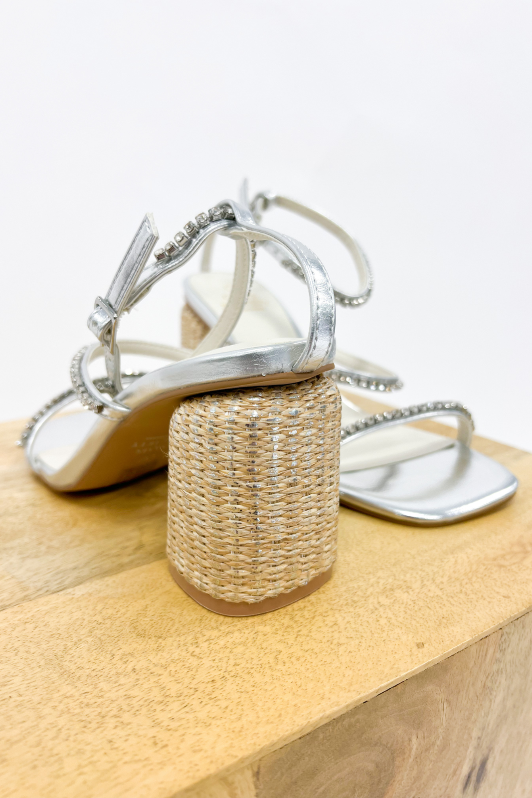 SALE - Destiny Crystal Embellished Strappy Heel