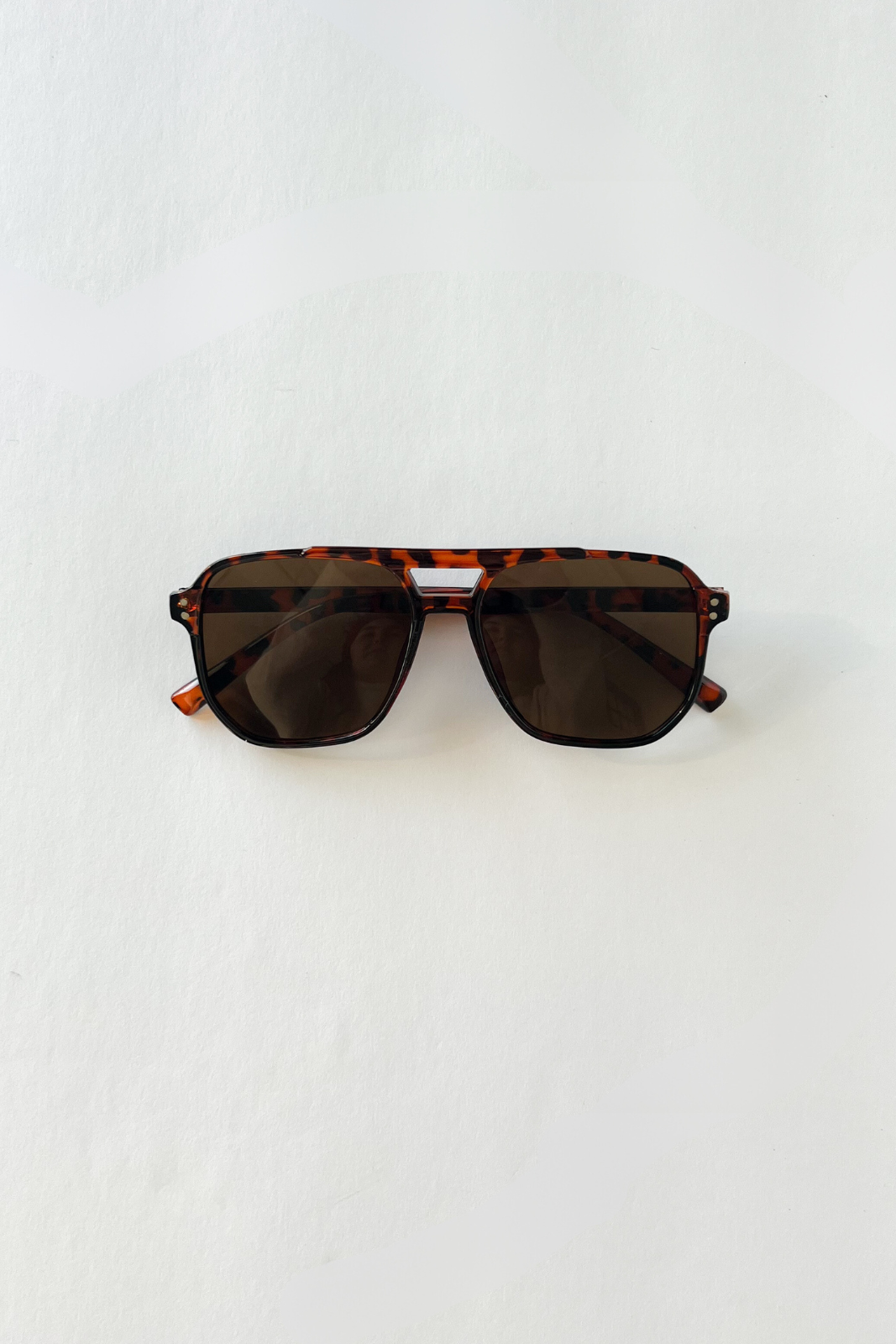 SALE - Petty Rounded Stud Double Bridge Sunglasses