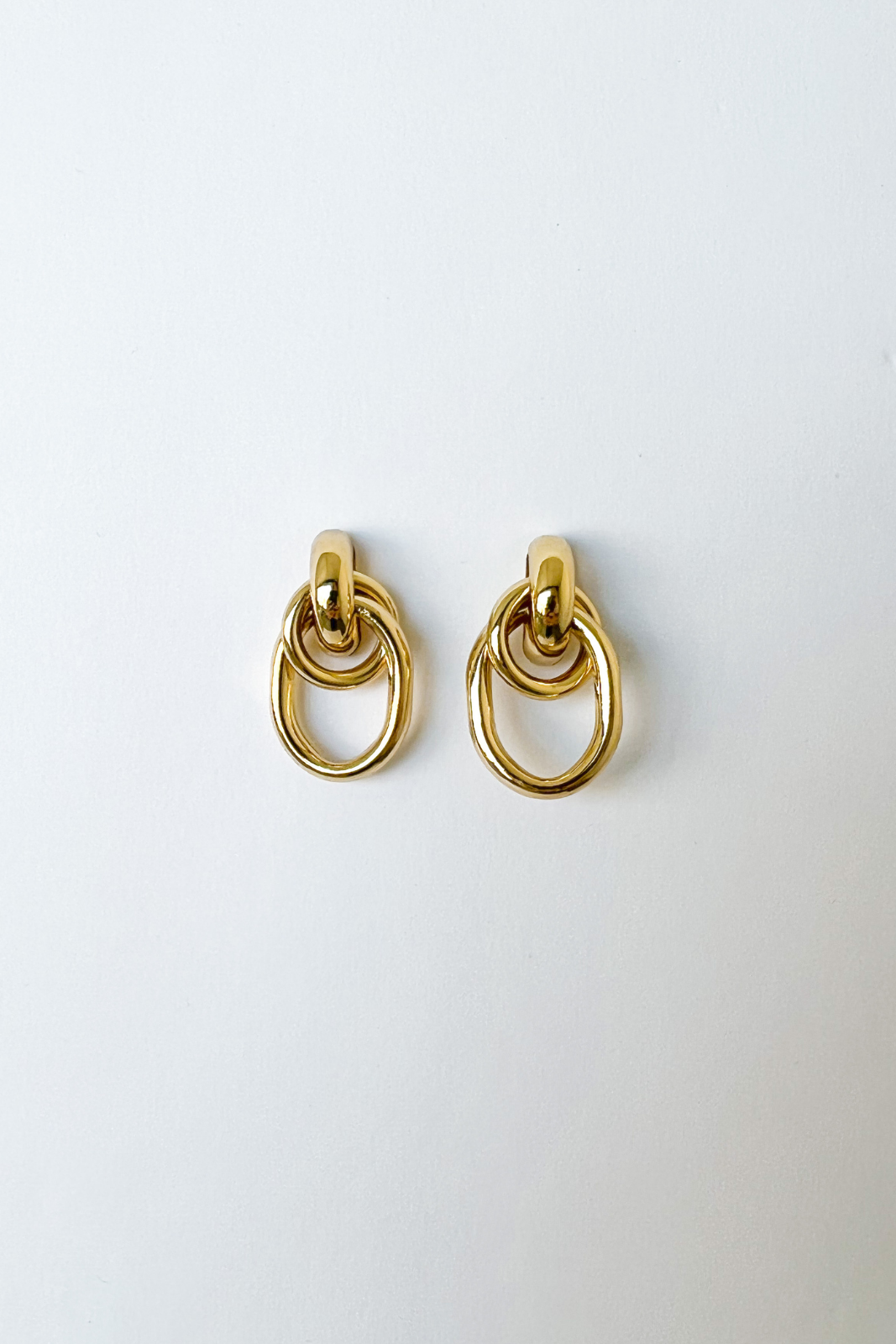 Colette Dangle Hoop Earrings