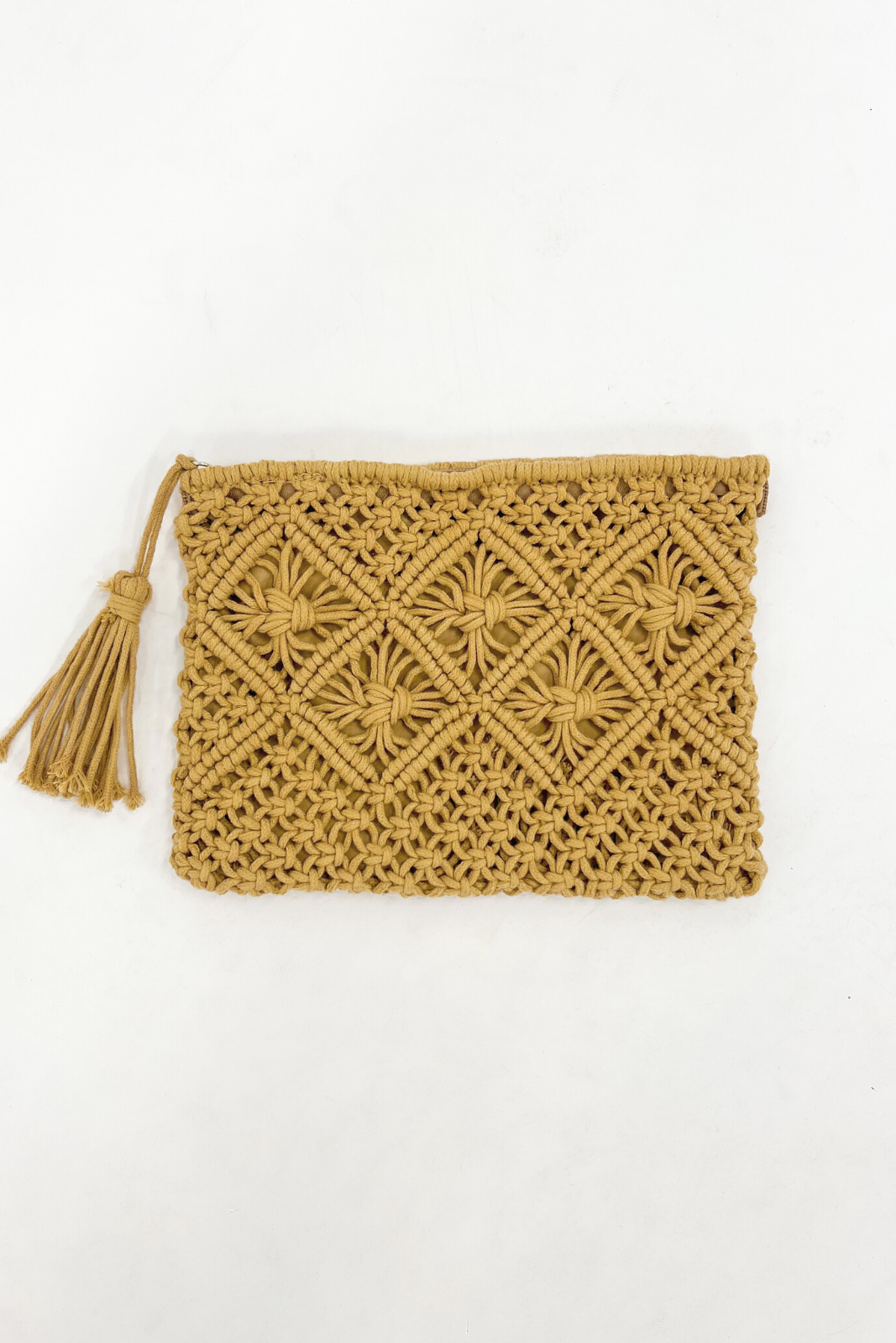SALE - Kai Rope Macrame Clutch