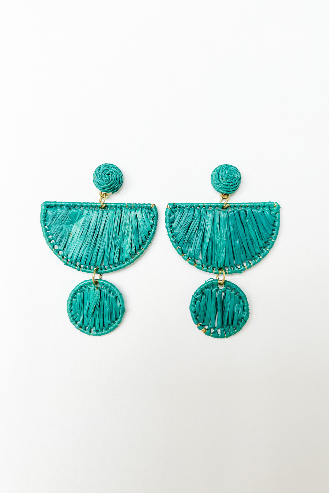 SALE - Eva Round Link Earrings