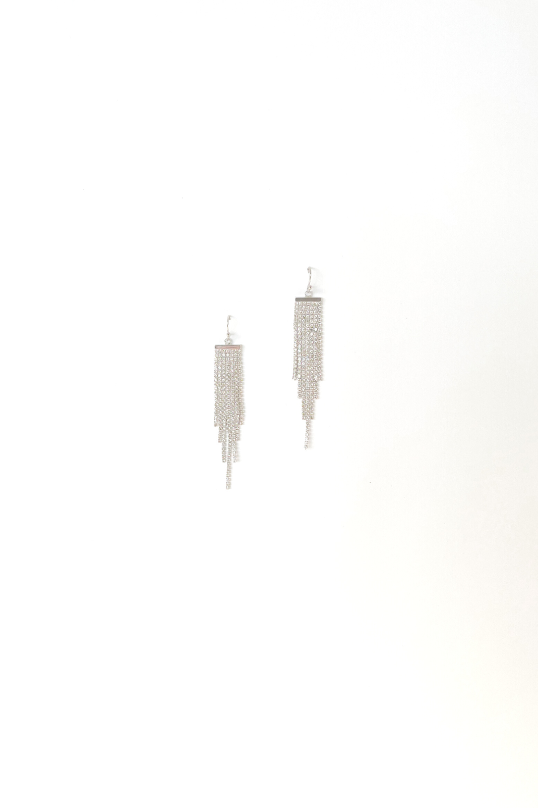 SALE - Darcy Rhinestone Fringe Earrings