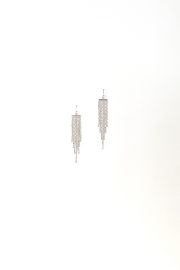 SALE - Darcy Rhinestone Fringe Earrings