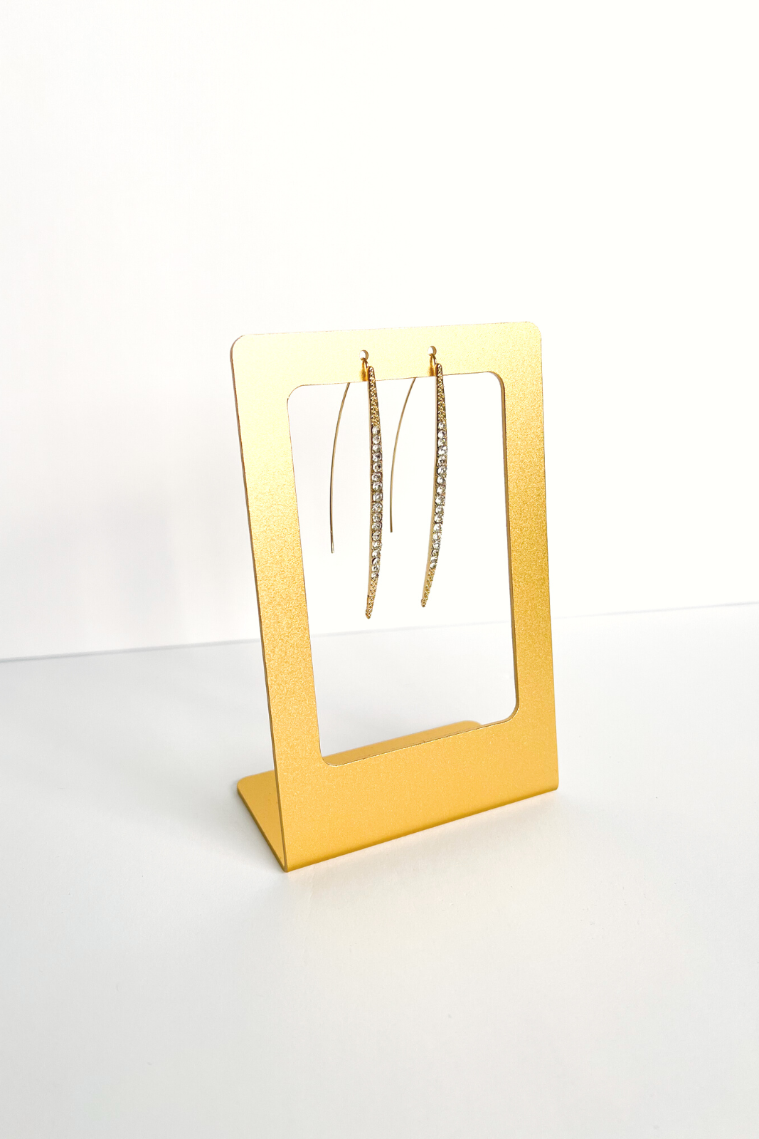 Eira Crystal Bar Hook Earrings
