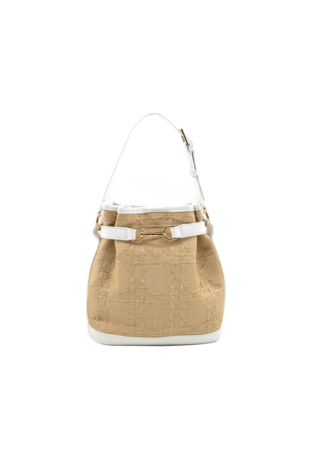 Duncan Straw Bucket Bag