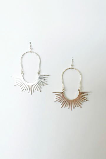 SALE - Florence Sunburst Dangle Earrings