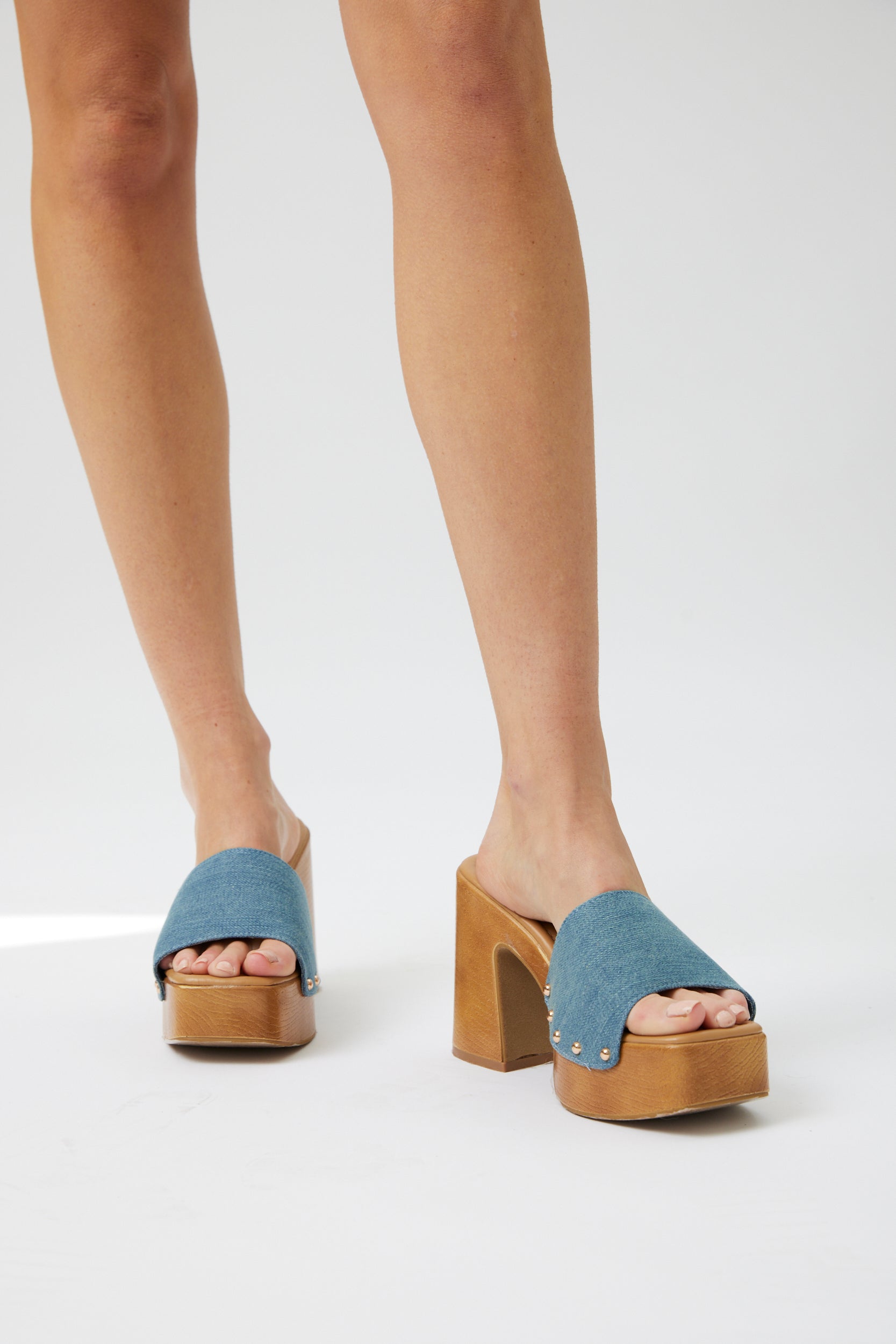 Groovy Denim Heel