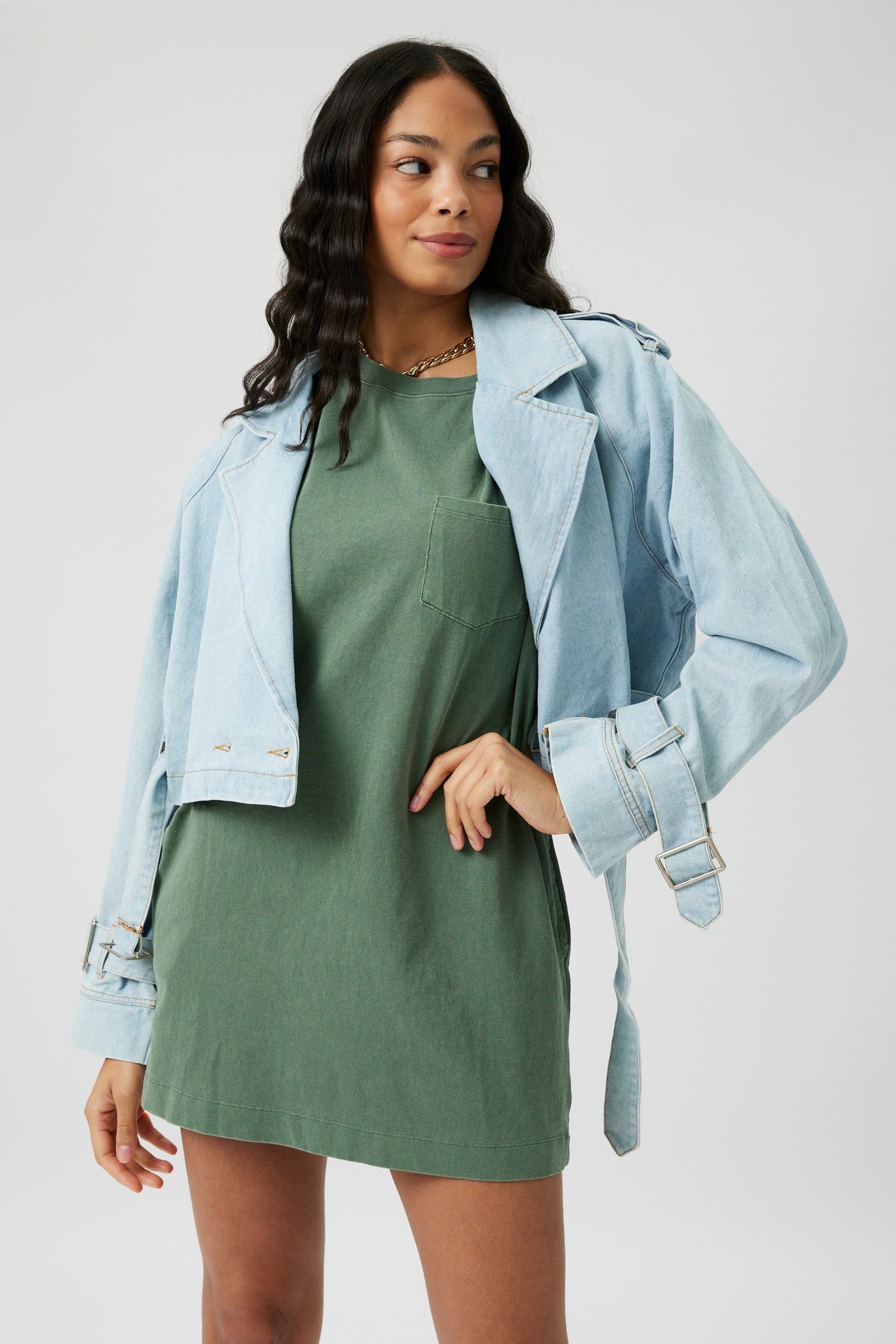 SALE - Conrad Denim Cropped Jacket