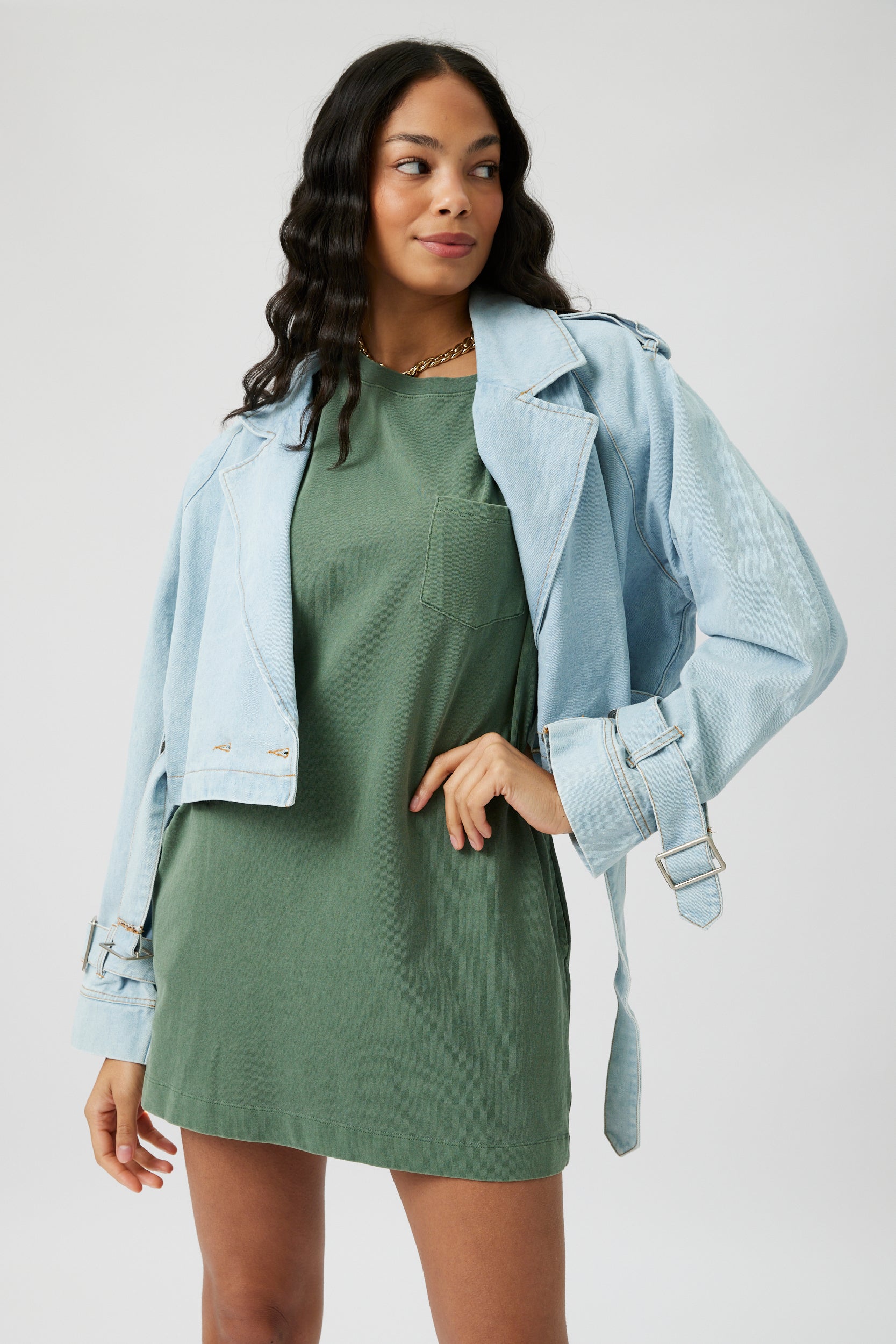 SALE - Conrad Denim Cropped Jacket