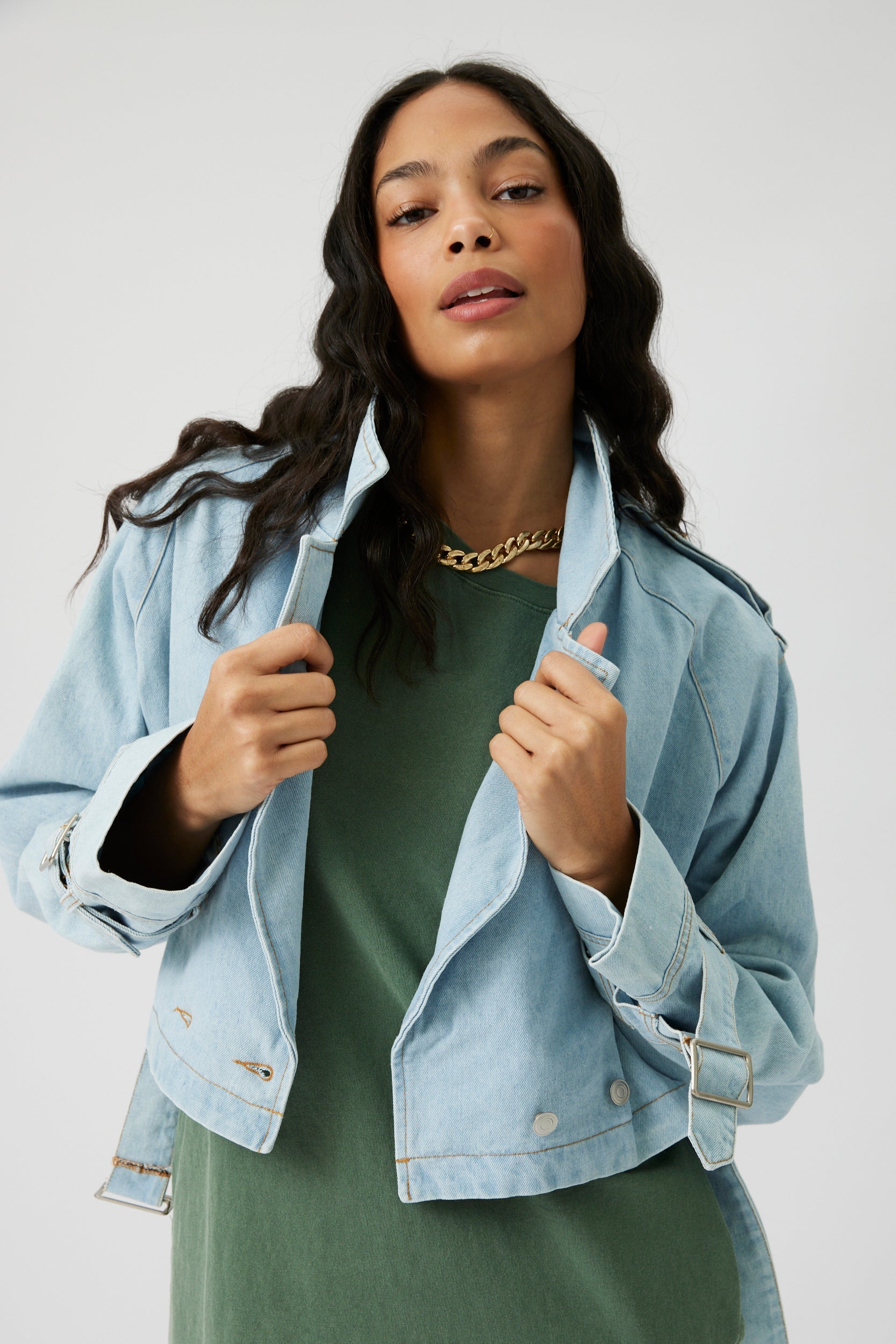 SALE - Conrad Denim Cropped Jacket