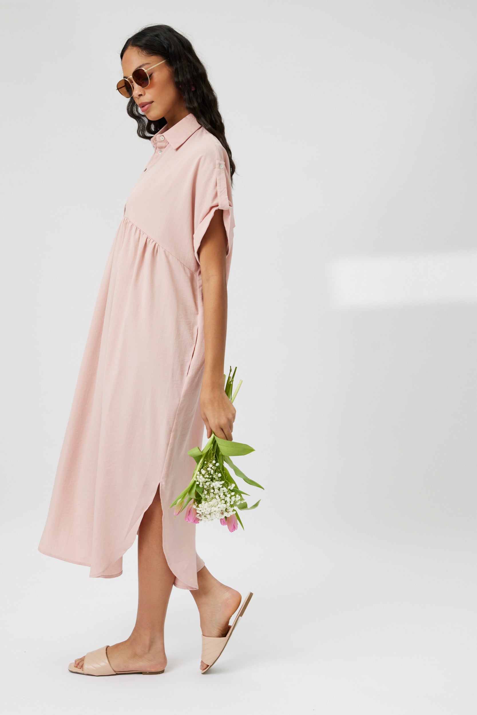 SALE - Natasha Maxi Shirt Dress