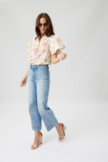 Murray Risen High Rise Wide Leg Jean