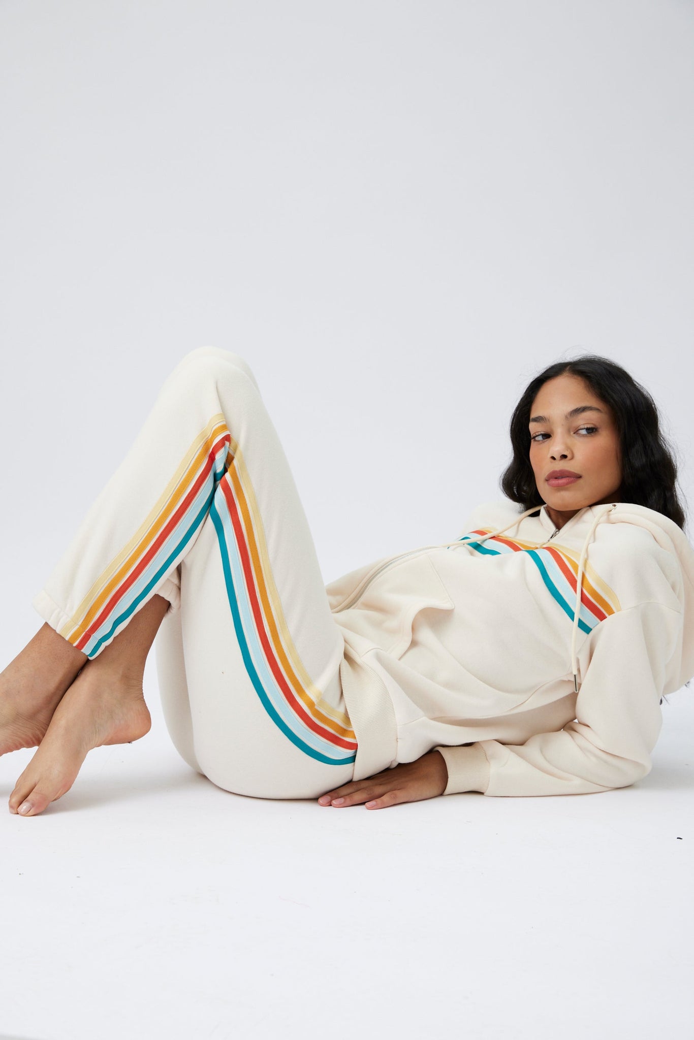 SALE - Monica Striped Hoodie