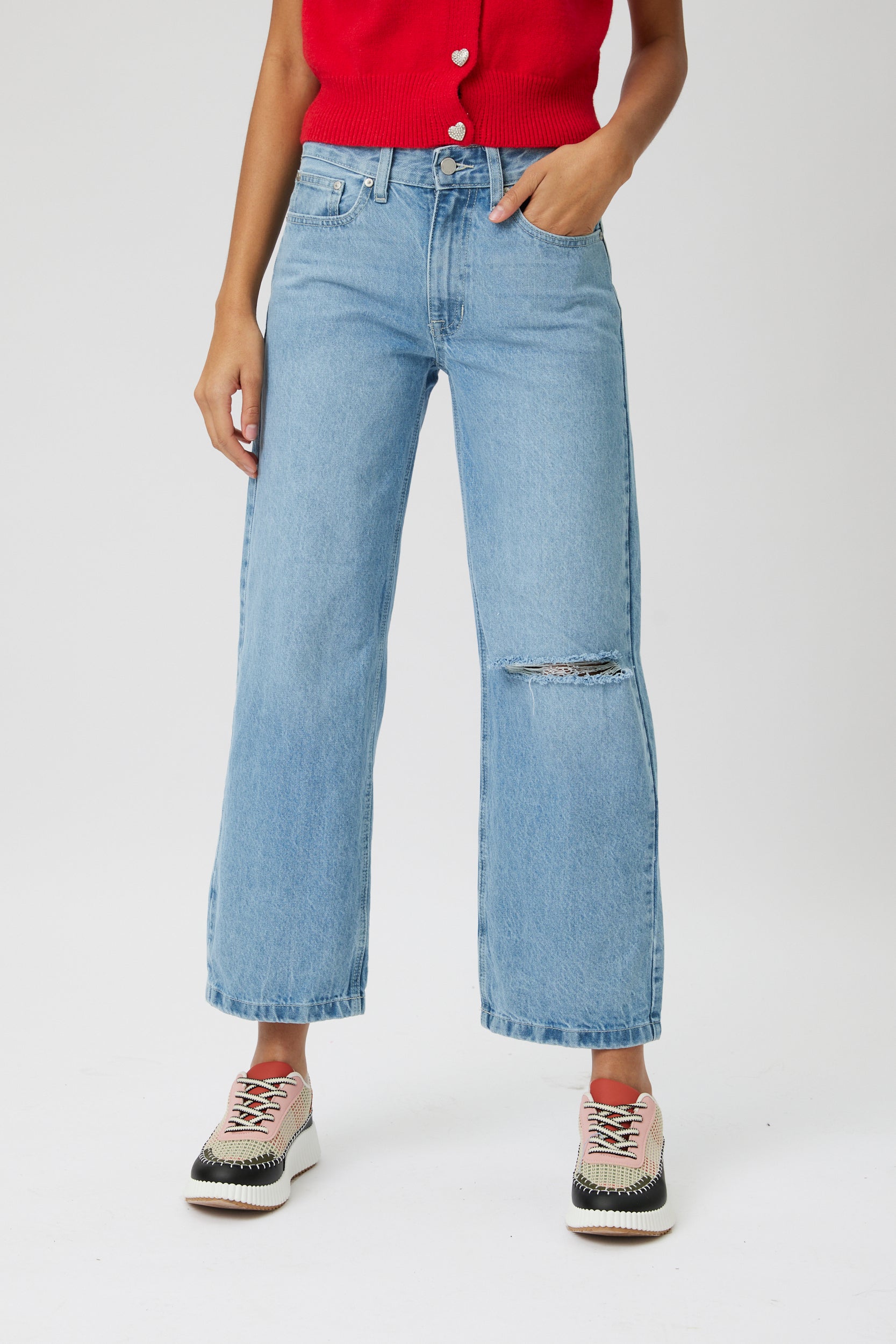 SALE - Dillon Mid Rise Skater Jean