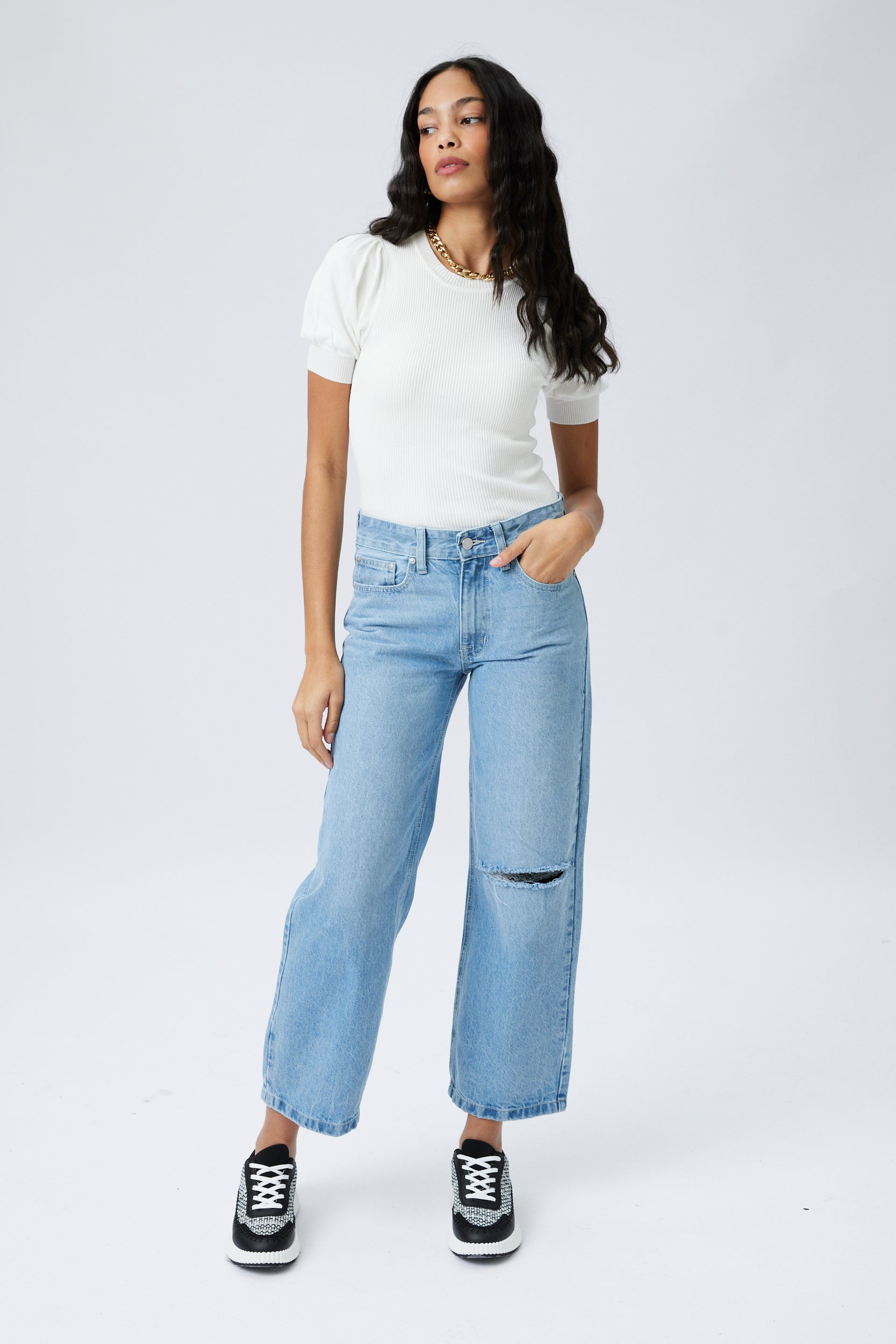 SALE - Dillon Mid Rise Skater Jean
