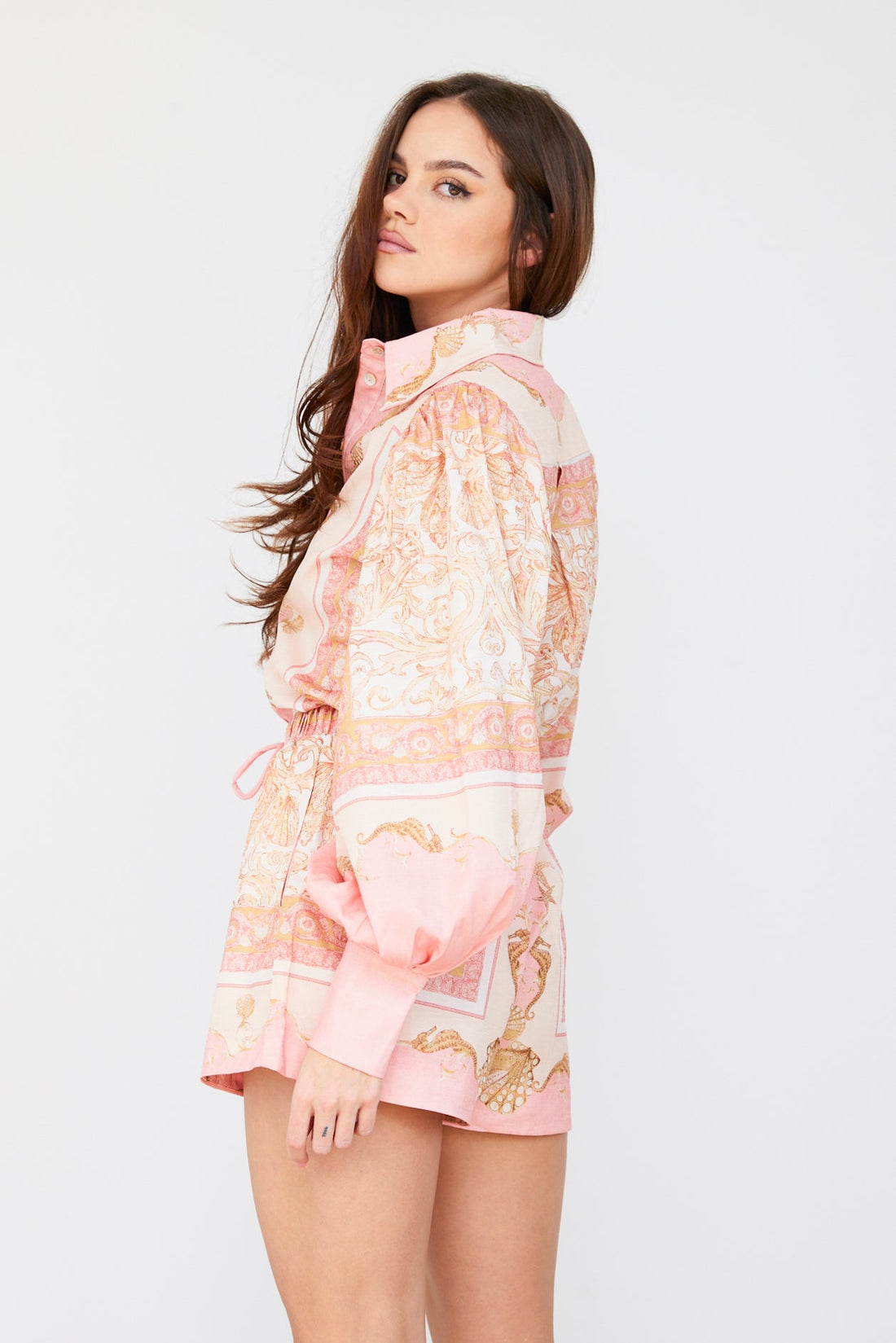 Melody Sea Shell Printed Top