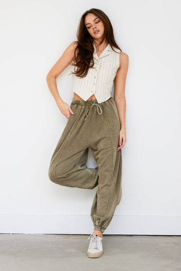 SALE - O'Brien Washed Drawstring Joggers