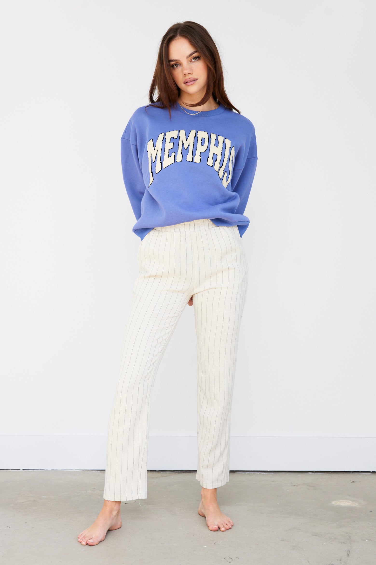 SALE - Winters Letter Patch Sweatshirt