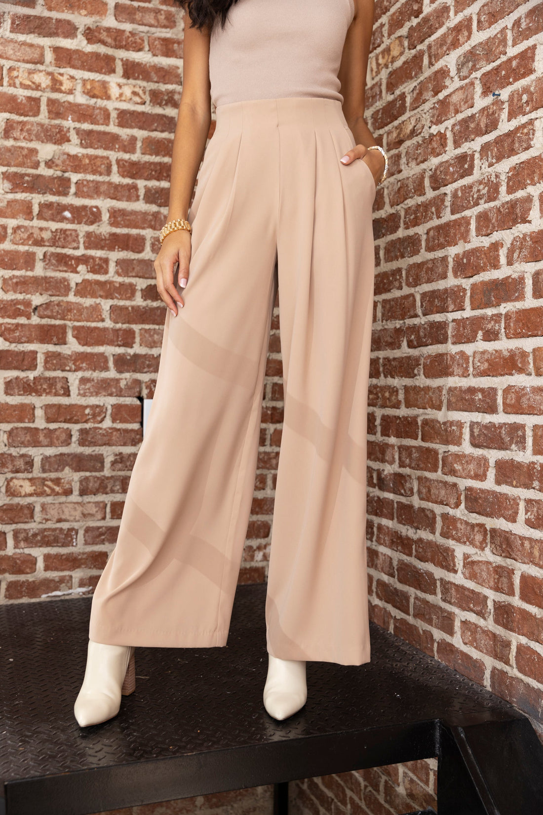 SALE - Sally Pleated Detail Trouser
