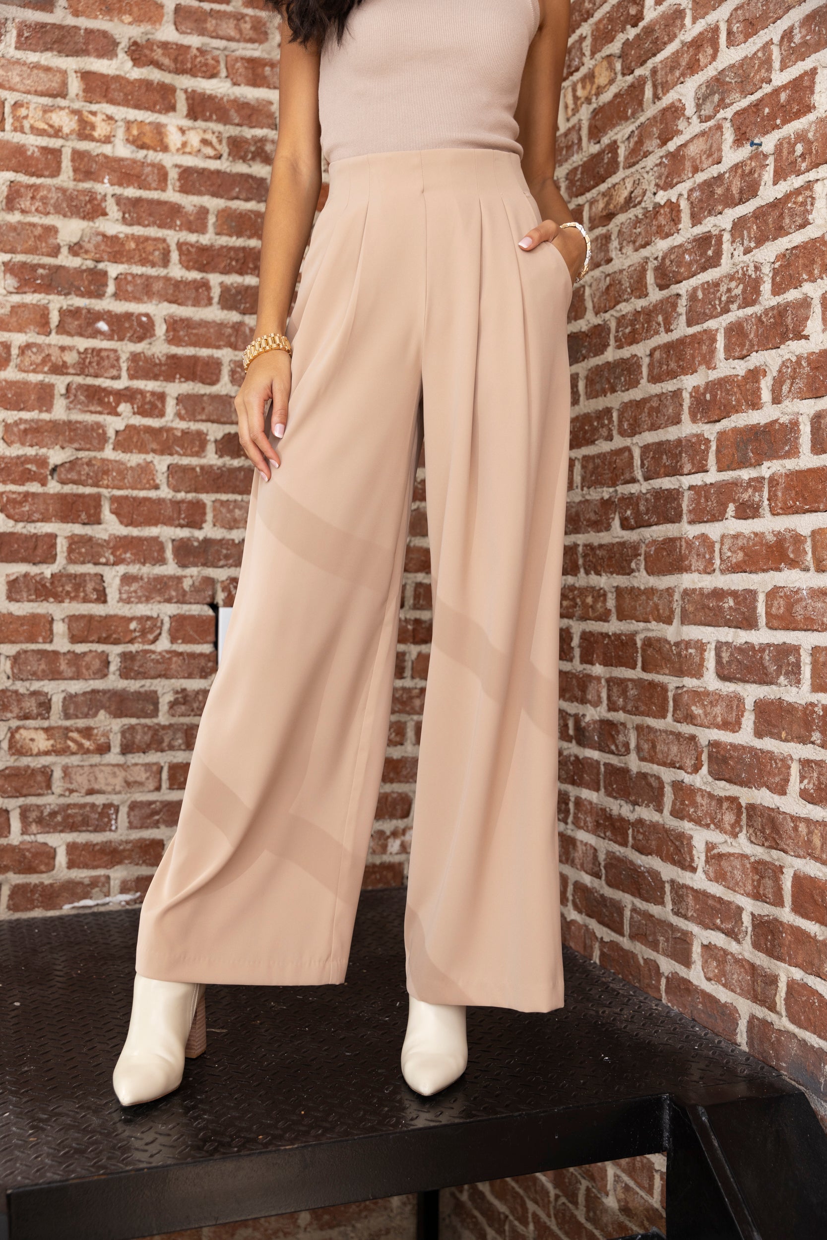 SALE - Sally Pleated Detail Trouser