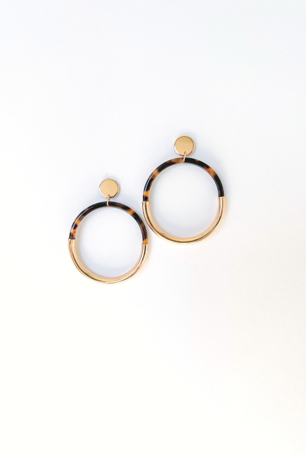 Jordie Acrylic Circle Earrings
