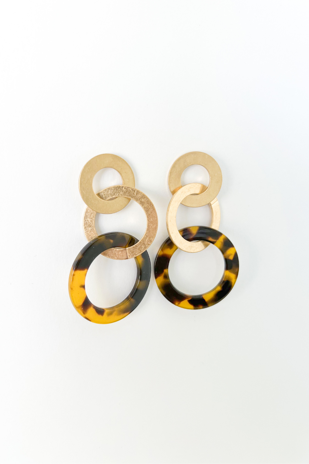 Kyla Dangle Triple Hoop Earrings