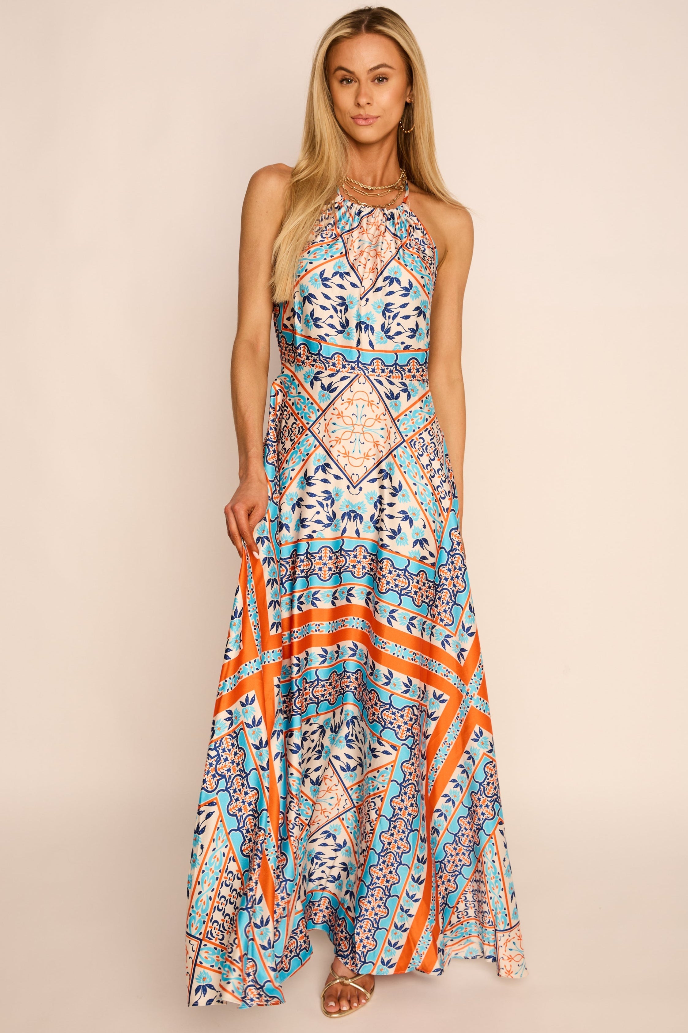 Abigail Halter Maxi Dress