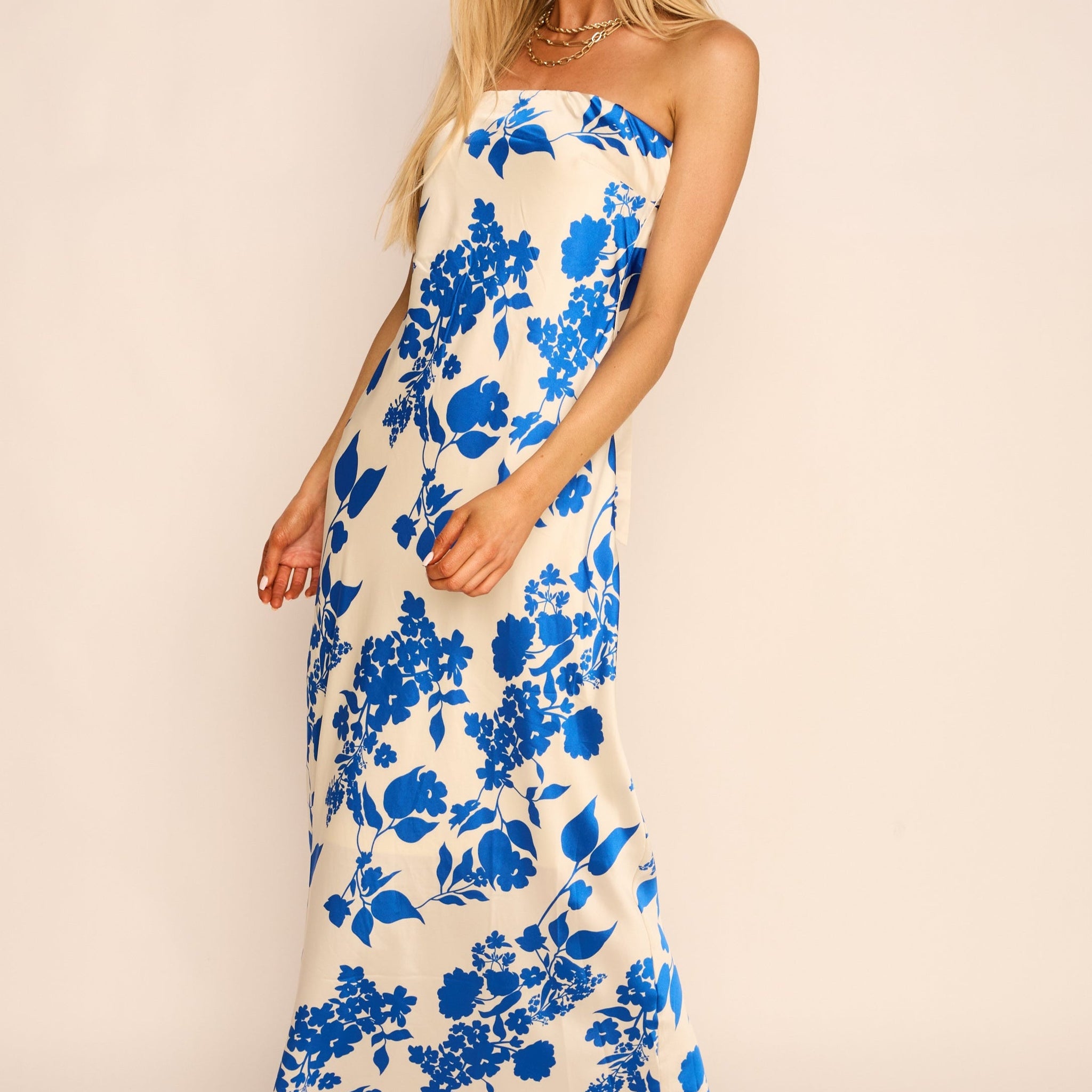 Nicole Cowl Back Maxi Dress