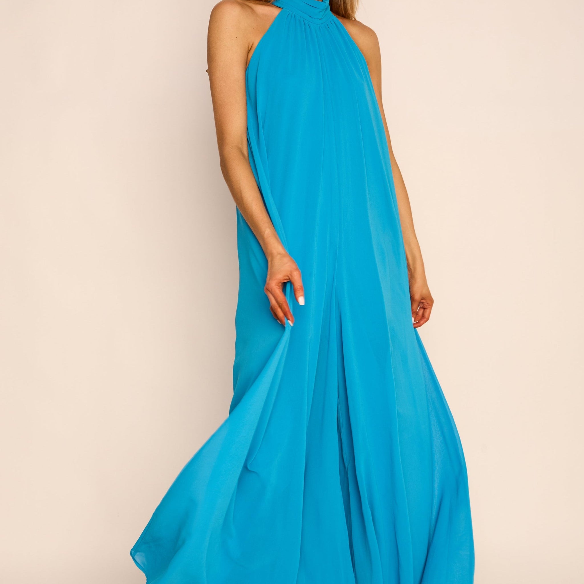 Maddie Halter Wide Leg Jumpsuit