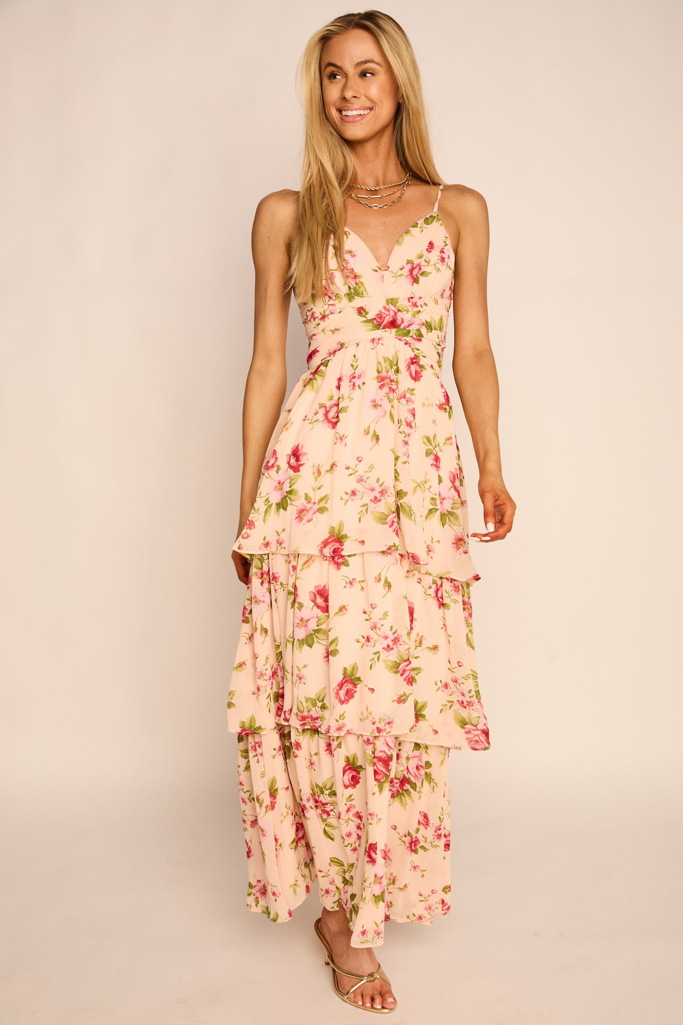 Jayda Tie Back Maxi Dress