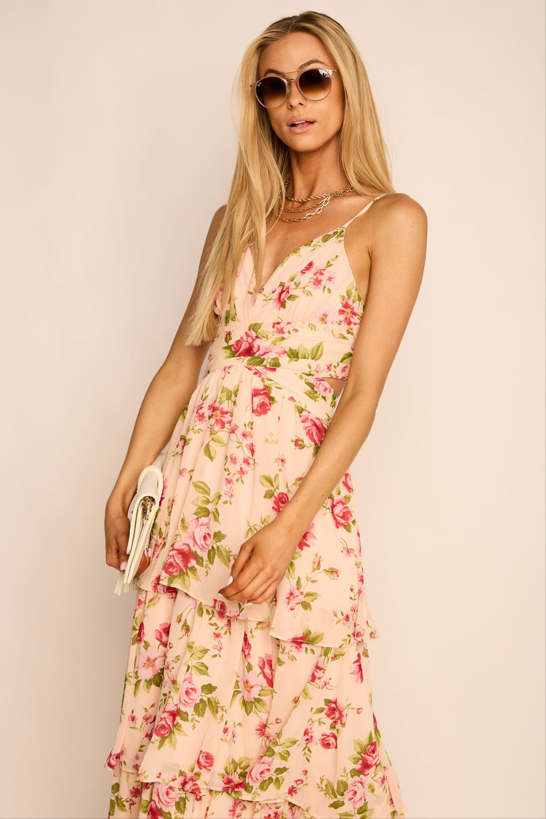 Jayda Tie Back Maxi Dress