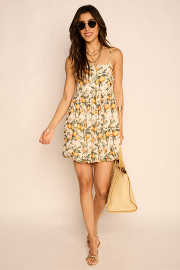 Trina Smocked Bubble Hem Mini Dress
