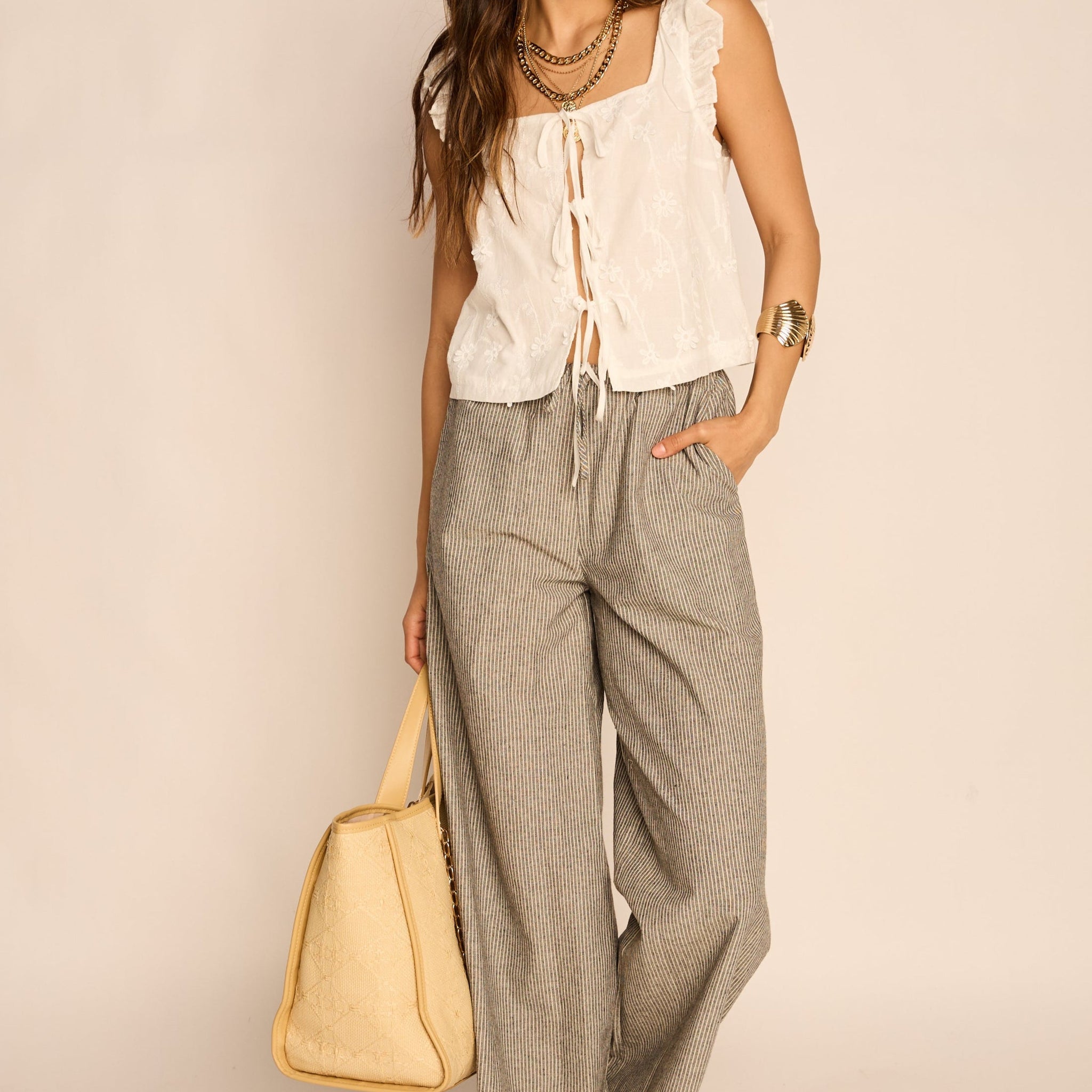 Linda Striped Pants