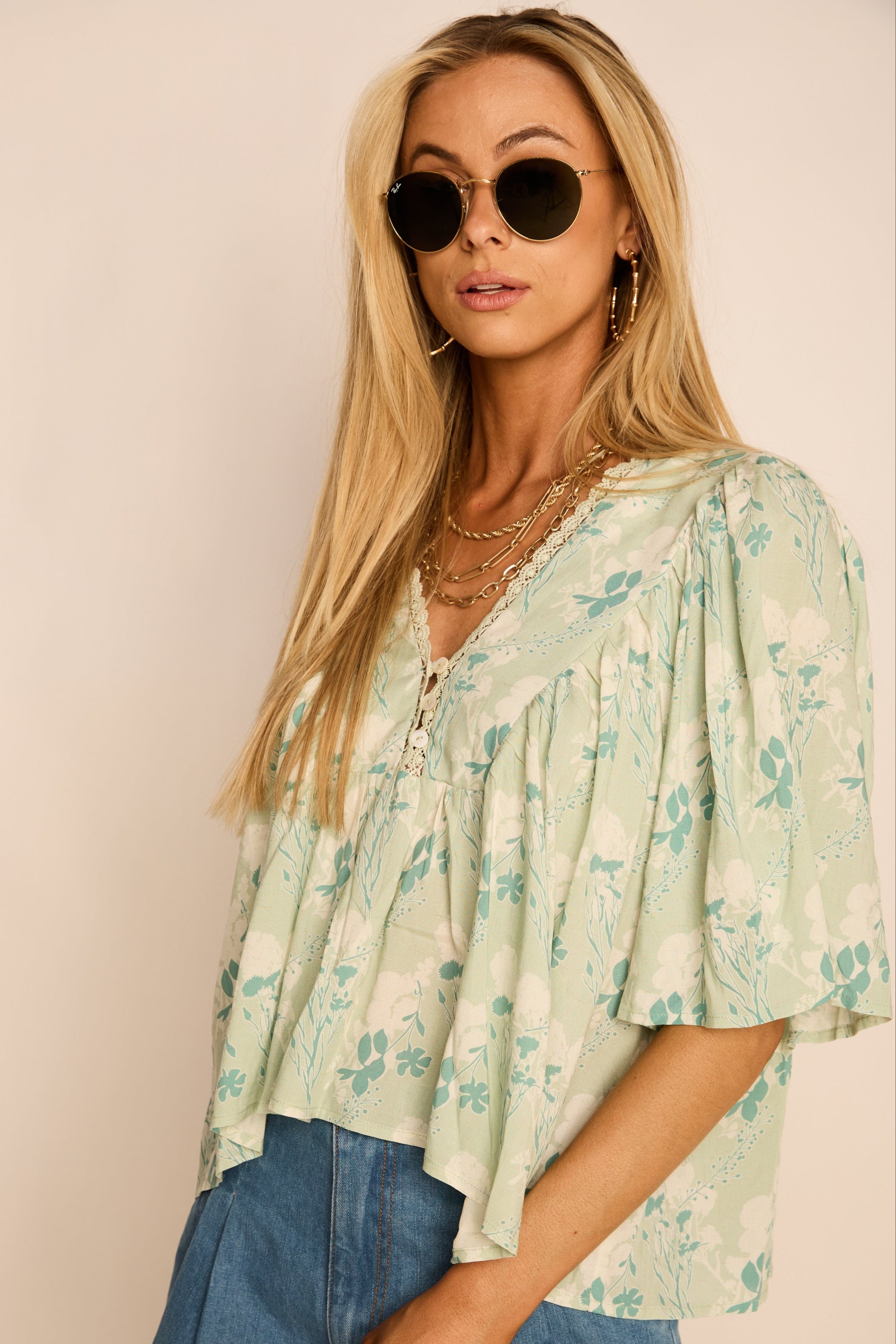 Lele Floral Blouse
